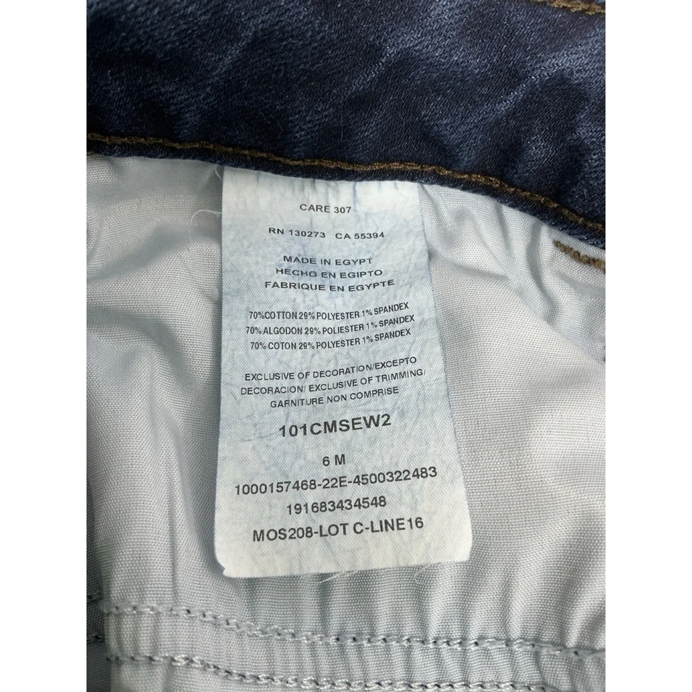 Womans Excellent Condition Lee Regular Fit Straight Leg Blue Jeans 6 M 00117/P-3